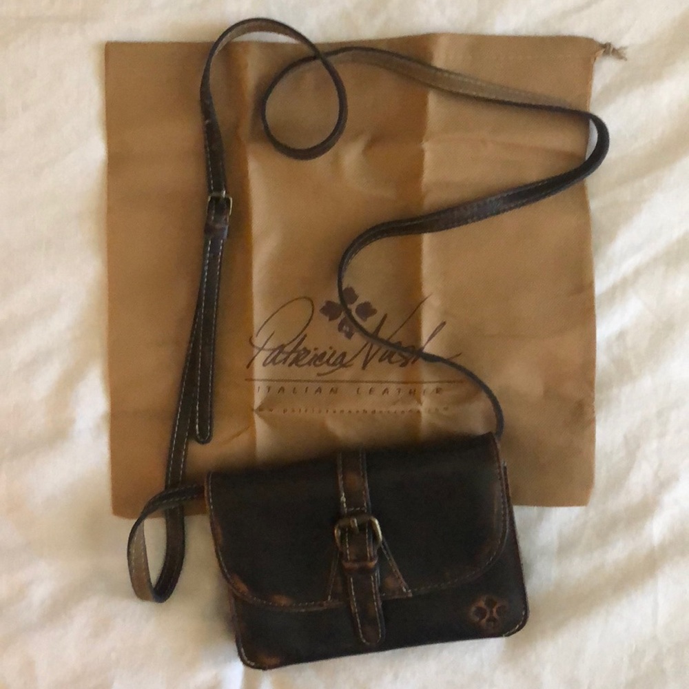 Patricia Nash Espresso Leather Bag